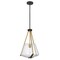 Nuvo Starlight 1-Light Foyer Pendant, E26 60W, Matte Black: Clear Seeded 60/7687 - alternate 1